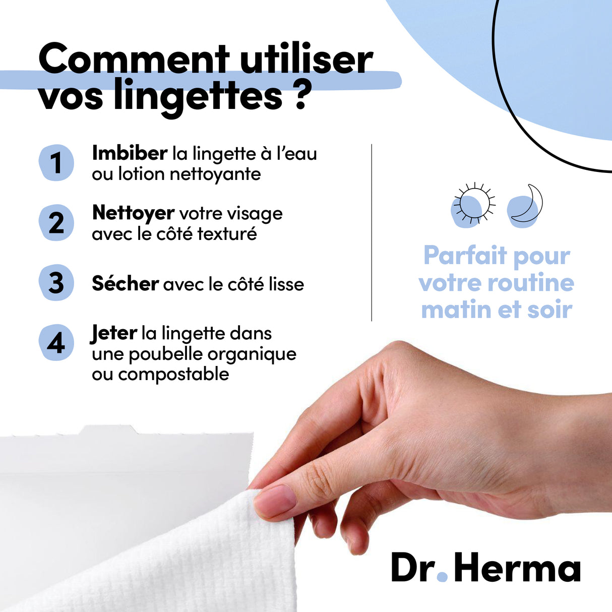 Serviettes Nettoyantes Visage anti-imprefection