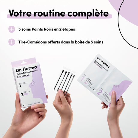 Patch Nez Anti-Points Noirs en 2 étapes