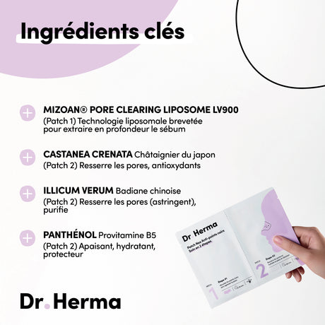 Patch Nez Anti-Points Noirs en 2 étapes