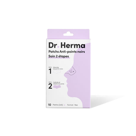 Patch Points Noirs 2 étapes Format Nez